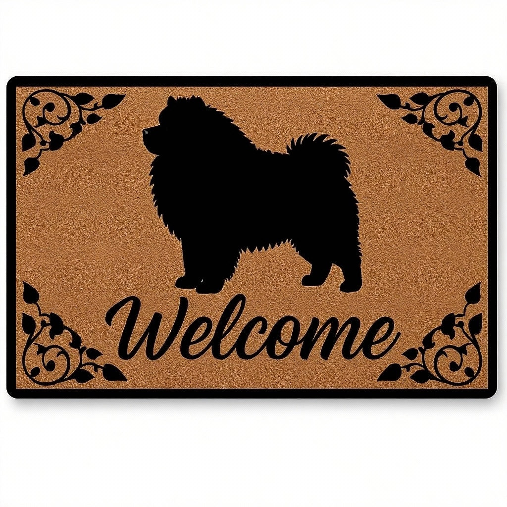 Warm Chow Chow Welcome Door Mat-Home Decor-Doormat,Home Decor-1