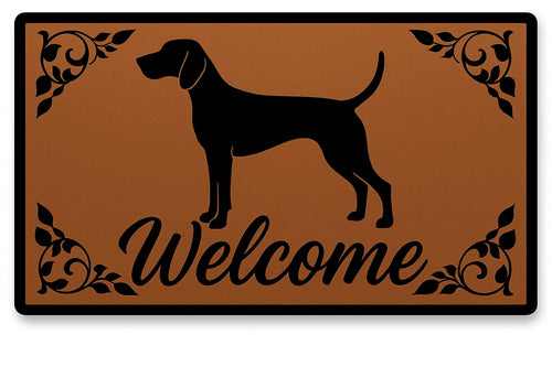 Warm Coonhound Welcome Door Mat-Home Decor-Coonhound,Doormat,Home Decor-1