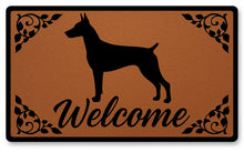Load image into Gallery viewer, Warm Doberman Welcome Door Mat-Home Decor-Doormat,Home Decor-2