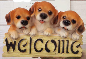 Warm Dog Welcome Statue-Home Decor-Dogs, Home Decor, Statue-13