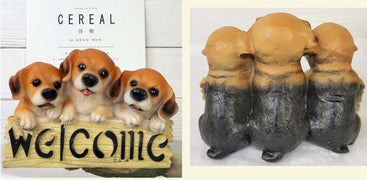 Warm Dog Welcome Statue-Home Decor-Dogs, Home Decor, Statue-22