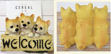 Warm Dog Welcome Statue-Home Decor-Dogs, Home Decor, Statue-23