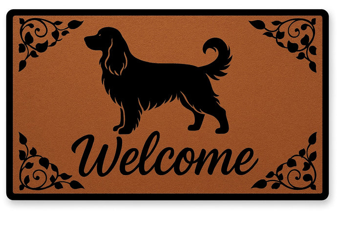 Warm English Cocker Spaniel Love Welcome Door Mat-Home Decor-Doormat,Home Decor-1