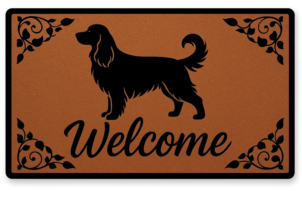 Warm English Cocker Spaniel Love Welcome Door Mat-Home Decor-Doormat,Home Decor-1