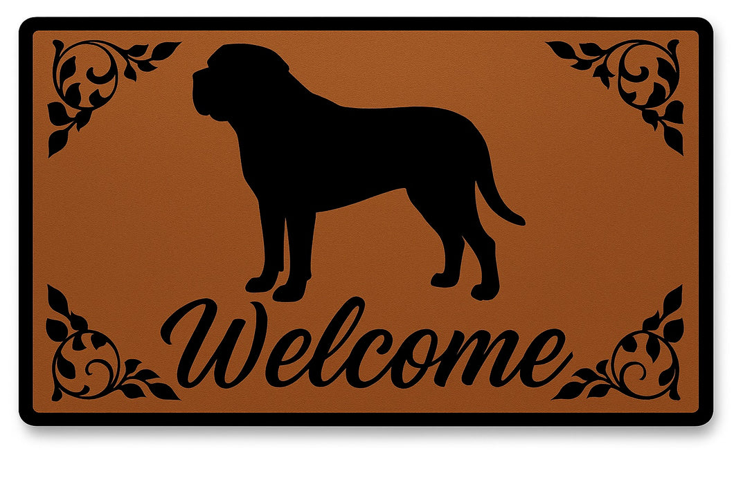 Warm English Mastiff Welcome Door Mat-Home Decor-Doormat,Home Decor-1