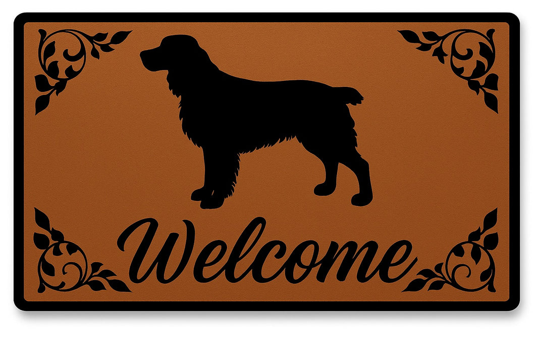 Warm English Springer Spaniel Welcome Door Mat-Home Decor-Doormat,Home Decor-1