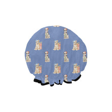 Load image into Gallery viewer, Watercolor Australian Blue Heeler Puppies Christmas Reusable Shower Caps-Accessories-Accessories, Blue Heeler, Christmas, Dog Mom Gifts-13