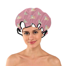 Load image into Gallery viewer, Watercolor Australian Blue Heeler Puppies Christmas Reusable Shower Caps-Accessories-Accessories, Blue Heeler, Christmas, Dog Mom Gifts-3