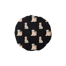 Load image into Gallery viewer, Watercolor Australian Blue Heeler Puppies Christmas Reusable Shower Caps-Accessories-Accessories, Blue Heeler, Christmas, Dog Mom Gifts-Midnight Black-ONE SIZE-6