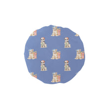 Load image into Gallery viewer, Watercolor Australian Blue Heeler Puppies Christmas Reusable Shower Caps-Accessories-Accessories, Blue Heeler, Christmas, Dog Mom Gifts-Slate Blue-ONE SIZE-12