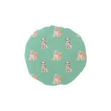 Load image into Gallery viewer, Watercolor Australian Blue Heeler Puppies Christmas Reusable Shower Caps-Accessories-Accessories, Blue Heeler, Christmas, Dog Mom Gifts-Mint Green-ONE SIZE-14