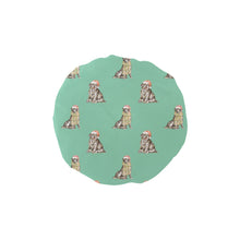 Load image into Gallery viewer, Watercolor Black Labrador Christmas Elastic Reusable Shower Caps-Accessories-Accessories, Black Labrador, Christmas, Dog Mom Gifts, Labrador-Mint Green-ONE SIZE-13
