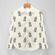 Watercolor Black Tan Cocker Spaniels Christmas Women's Shirt-Apparel-Apparel, Christmas, Cocker Spaniel, Dog Mom Gifts, Shirt-13