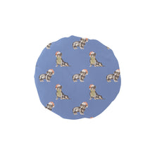 Load image into Gallery viewer, Watercolor Black Tan Dachshunds Christmas Elastic Reusable Shower Caps-Accessories-Accessories, Christmas, Dachshund, Dog Mom Gifts-CornflowerBlue-ONE SIZE-17