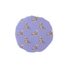 Load image into Gallery viewer, Watercolor Black Tan Dachshunds Christmas Elastic Reusable Shower Caps-Accessories-Accessories, Christmas, Dachshund, Dog Mom Gifts-CornflowerBlue_1-ONE SIZE-25