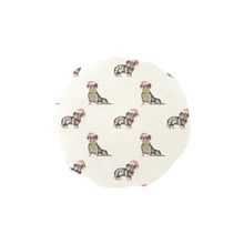 Load image into Gallery viewer, Watercolor Black Tan Dachshunds Christmas Elastic Reusable Shower Caps-Accessories-Accessories, Christmas, Dachshund, Dog Mom Gifts-Ivory2-ONE SIZE-1