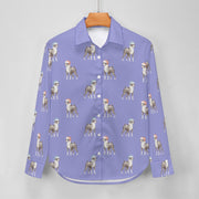 Watercolor Black White Boxer Dogs Christmas-37