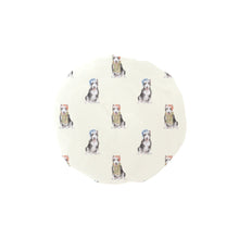 Load image into Gallery viewer, Watercolor Black White Bull Terriers Christmas-Ivory-ONE SIZE-1