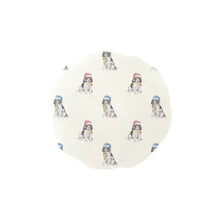 Load image into Gallery viewer, Watercolor Black White Springer Spaniel Christmas Elastic Reusable Shower Caps-Accessories-Accessories, Christmas, Dog Mom Gifts, English Springer Spaniel-Ivory1-ONE SIZE-1