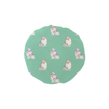 Load image into Gallery viewer, Watercolor Blue Merle Shelties Collies Christmas Elastic Reusable Shower Caps-Accessories-Accessories, Christmas, Dog Mom Gifts, Rough Collie, Shetland Sheepdog-MediumAquaMarine-ONE SIZE-13