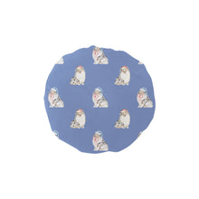 Load image into Gallery viewer, Watercolor Blue Merle Shelties Collies Christmas Elastic Reusable Shower Caps-Accessories-Accessories, Christmas, Dog Mom Gifts, Rough Collie, Shetland Sheepdog-CornflowerBlue-ONE SIZE-9