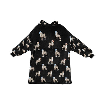 Watercolor Brindle Boxer Dogs Christmas-Black-ONE SIZE-32