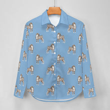 Load image into Gallery viewer, Watercolor Brindle Boxer Dogs Women&#39;s Shirt-Apparel-Apparel, Boxer, Dog Mom Gifts, Shirt-17