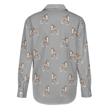 Load image into Gallery viewer, Watercolor Brindle Boxer Dogs Women&#39;s Shirt-Apparel-Apparel, Boxer, Dog Mom Gifts, Shirt-37