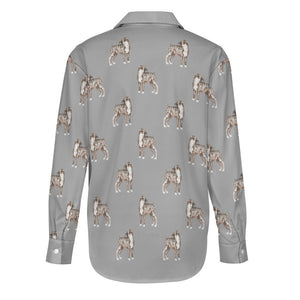 Watercolor Brindle Boxer Dogs Women's Shirt-Apparel-Apparel, Boxer, Dog Mom Gifts, Shirt-37