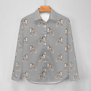 Watercolor Brindle Boxer Dogs Women's Shirt-Apparel-Apparel, Boxer, Dog Mom Gifts, Shirt-39