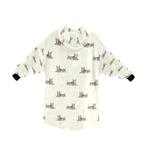 Watercolor Brindle Bull Terriers Blanket Hoodie-Blanket-Apparel, Blanket Hoodie, Blankets, Bull Terrier, Dog Mom Gifts-14