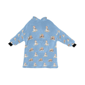 Watercolor Brindle Bull Terriers Christmas-LightSkyBlue-ONE SIZE-13