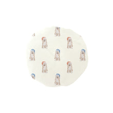 Load image into Gallery viewer, Watercolor Cream Shiba Inus Christmas Elastic Reusable Shower Caps-Accessories-Accessories, Christmas, Dog Mom Gifts, Shiba Inu-Ivory5-ONE SIZE-1