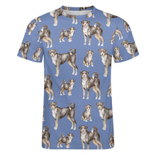 Load image into Gallery viewer, Watercolor Delight Appenzeller Sennenhunds Men&#39;s Cotton T-Shirt-Apparel-Apparel, Appenzeller Sennenhund, Christmas, Dog Dad Gifts, Shirt, T Shirt-14