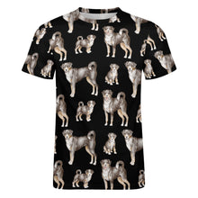 Load image into Gallery viewer, Watercolor Delight Appenzeller Sennenhunds Men&#39;s Cotton T-Shirt-Apparel-Apparel, Appenzeller Sennenhund, Christmas, Dog Dad Gifts, Shirt, T Shirt-4