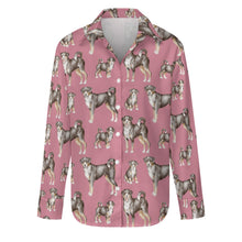 Load image into Gallery viewer, Watercolor Delight Appenzeller Sennenhunds Women&#39;s Shirt-Apparel-Apparel, Appenzeller Sennenhund, Christmas, Dog Mom Gifts, Shirt-S-Dusty Rose-14