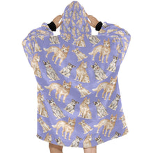 Load image into Gallery viewer, Watercolor Delight Australian Blue Heeler Blanket Hoodie-24