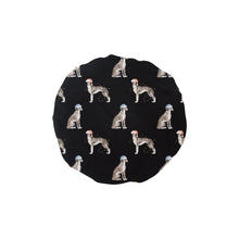 Load image into Gallery viewer, Watercolor Delight Black White Whippets Christmas Elastic Reusable Shower Caps-Accessories-Accessories, Christmas, Dog Mom Gifts, Whippet-Black-ONE SIZE-17