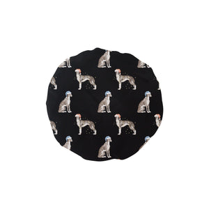 Watercolor Delight Black White Whippets Christmas Elastic Reusable Shower Caps-Accessories-Accessories, Christmas, Dog Mom Gifts, Whippet-Black-ONE SIZE-17