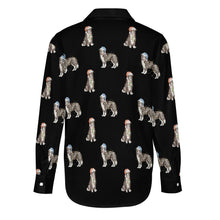 Load image into Gallery viewer, Watercolor Delight Border Collies Christmas Women&#39;s Shirt-Apparel--45