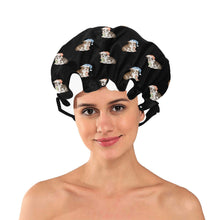 Load image into Gallery viewer, Watercolor Delight Boston Terrier Puppies Reusable Shower Caps-Accessories-Accessories, Boston Terrier, Christmas, Dog Mom Gifts-5