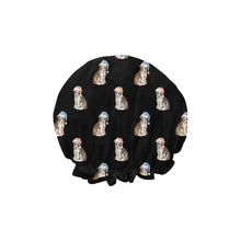 Load image into Gallery viewer, Watercolor Delight Boston Terrier Puppies Reusable Shower Caps-Accessories-Accessories, Boston Terrier, Christmas, Dog Mom Gifts-7
