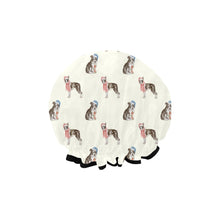 Load image into Gallery viewer, Watercolor Delight Boston Terriers Christmas Reusable Shower Caps-Accessories-Accessories, Boston Terrier, Christmas, Dog Mom Gifts-9