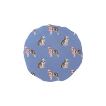 Load image into Gallery viewer, Watercolor Delight Boston Terriers Christmas Reusable Shower Caps-Accessories-Accessories, Boston Terrier, Christmas, Dog Mom Gifts-Slate Blue-ONE SIZE-12