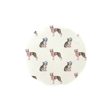 Load image into Gallery viewer, Watercolor Delight Boston Terriers Christmas Reusable Shower Caps-Accessories-Accessories, Boston Terrier, Christmas, Dog Mom Gifts-Ivory White-ONE SIZE-8