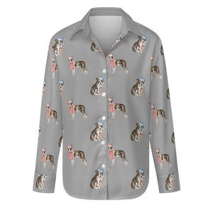 Watercolor Delight Boston Terriers Christmas-S-DarkGray-36