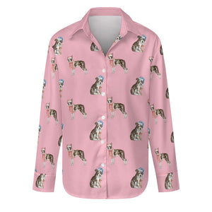 Watercolor Delight Boston Terriers Christmas-S-Pink-10