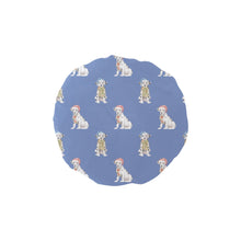 Load image into Gallery viewer, Watercolor Delight Dalmatians Christmas Elastic Reusable Shower Caps-Accessories-Accessories, Christmas, Dalmatian, Dog Mom Gifts-CornflowerBlue-ONE SIZE-9