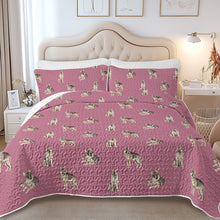 Load image into Gallery viewer, Watercolor Delight German Shepherds Quilted Bedding Set-Bedding-Bedding,Blankets,Christmas,Home Decor-8