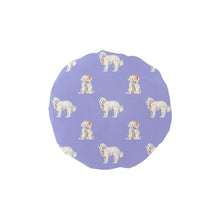 Load image into Gallery viewer, Watercolor Delight Great Pyrenees Christmas Elastic Reusable Shower Caps-Accessories-CornflowerBlue_1-ONE SIZE-25